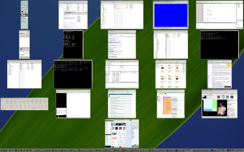 Exposé on my desktop